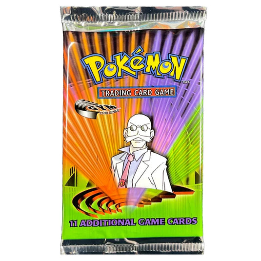 Pokemon Gym Challenge Booster Pack Blaine Artwork