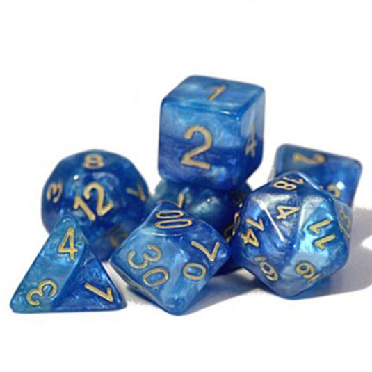 Halfsies Dice - Sky Current - Dice Set
