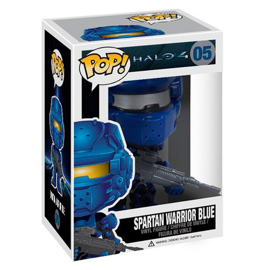 Funko POP! - Halo 4 - #05 Spartan Warrior Blue 4" Vinyl Figure