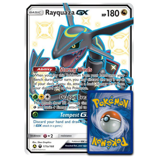 Pokemon - Shiny Rayquaza-GX Oversized Promo SM177a