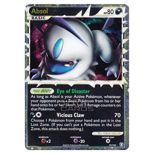 Pokemon - HGSS - Triumphant - Absol 91/102