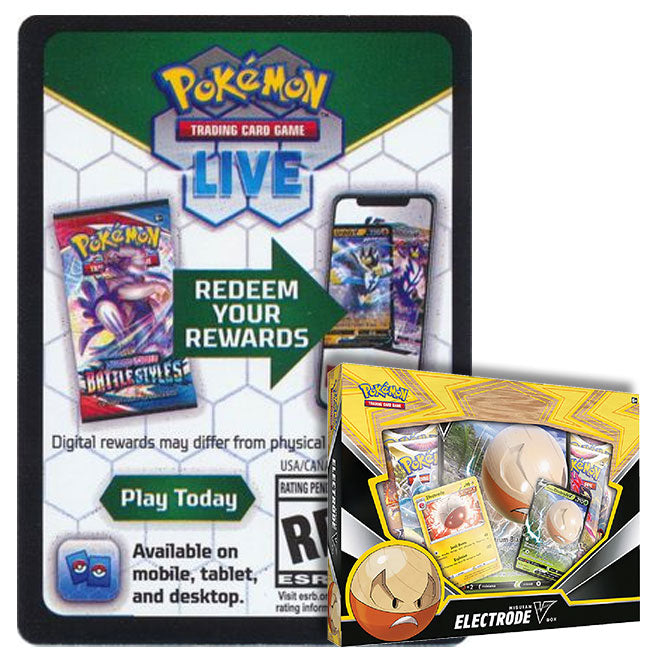 pokemon trading card game hisuian electrode v box Pokemon - Hisuian Electrode V Box