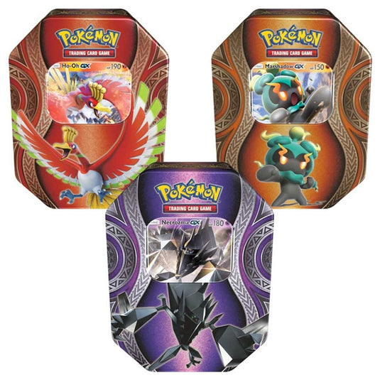 Pokemon - Mysterious Powers Tin Set - Ho-Oh-GX + Necrozma-GX + Marshadow-GX
