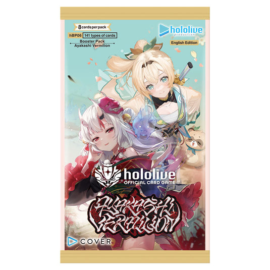 Hololive Official Card Game - Ayakashi Vermilion - Booster Pack
