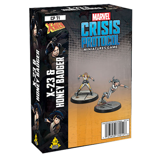 Marvel Crisis Protocol - X-23 & Honey Badger Character Pack