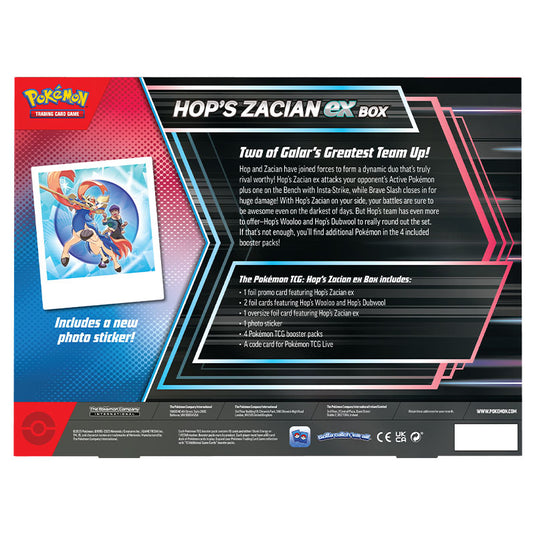 Pokemon - Hop's Zacian ex Box