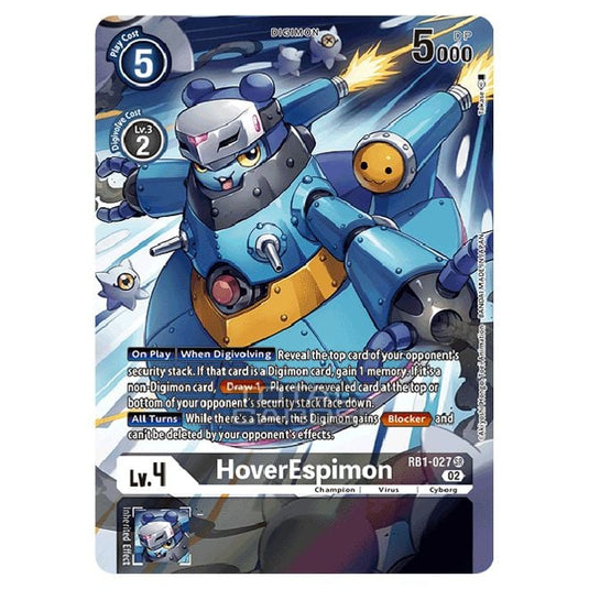 Digimon Card Game - RB-01: Resurgence Booster - HoverEspimon - (Alternative Art) - RB1-027a