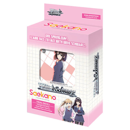 Weiss Schwarz - Saekano - How to Raise a Boring Girlfriend - Trial Deck+