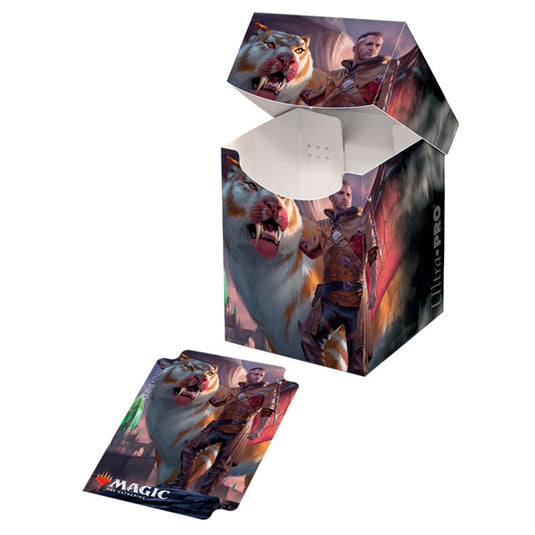Ultra Pro - PRO 100 + Deck Box - Magic: The Gathering Ikoria: Lair of Behemoths Lukka, Coppercoat Outcast