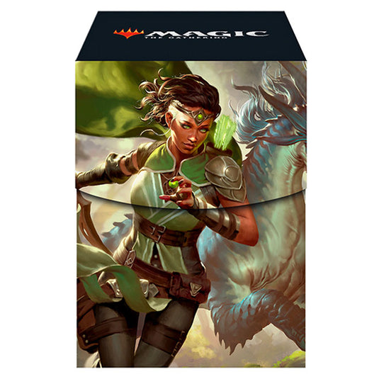 Ultra Pro - PRO 100 + Deck Box - Magic: The Gathering Ikoria: Lair of Behemoths Vivien, Monster's Advocate