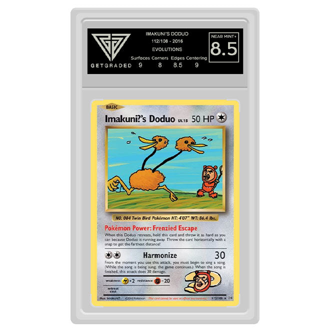 XY Evolutions - Imakuni?'s Doduo (Secret Rare) - 112/108 - Graded XY Evolutions - Imakuni?'s Doduo (Secret Rare) - 112/108 - Graded