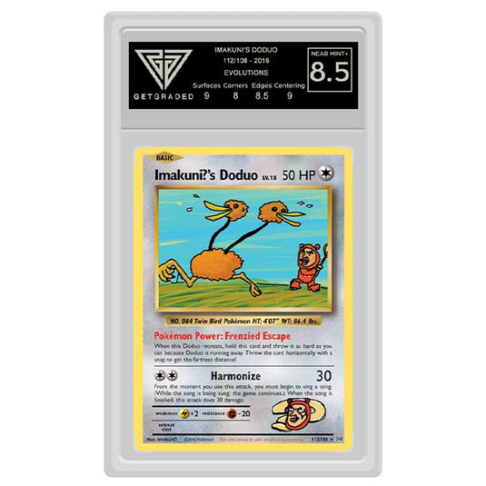 XY Evolutions - Imakuni?'s Doduo (Secret Rare) - 112/108 - Graded