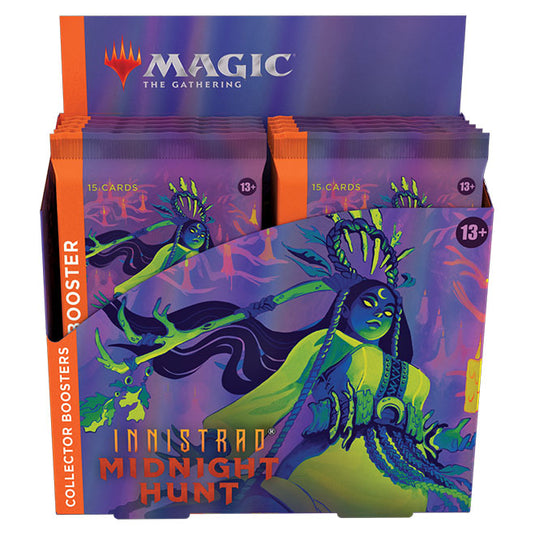 Magic the Gathering - Innistrad - Midnight Hunt - Collector Booster Box (12 Packs)