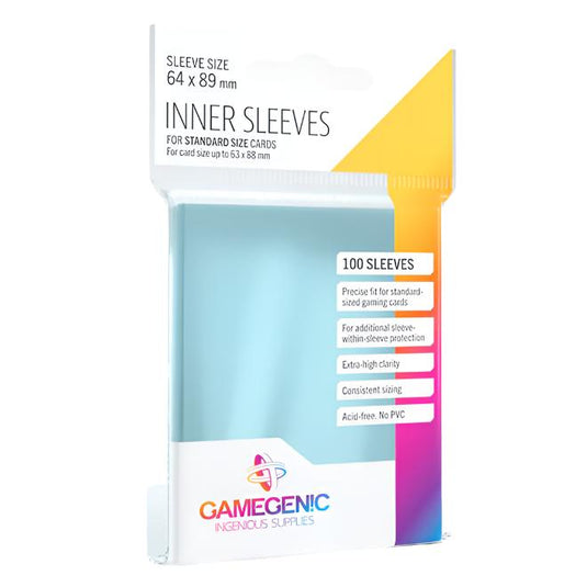 Gamegenic - Inner Sleeves 100 Clear