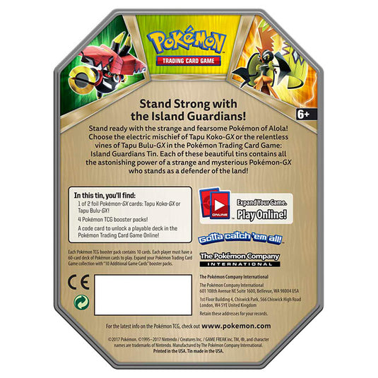 Pokemon - 2017 Island Guardians Tin - Tapu Koko GX