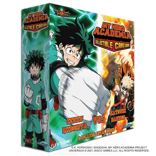 My Hero Academia Collectible Card Game - Izuku Midoriya vs. Katsuki Bakugo - 2-Play Rival Decks