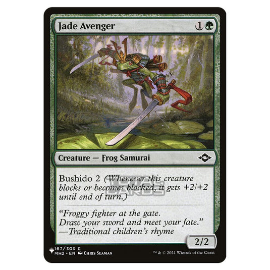 Magic The Gathering - The List - Jade Avenger