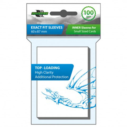 Blackfire - Exact Fit Sleeves - Japanese Size Top Loading - (100 Sleeves)