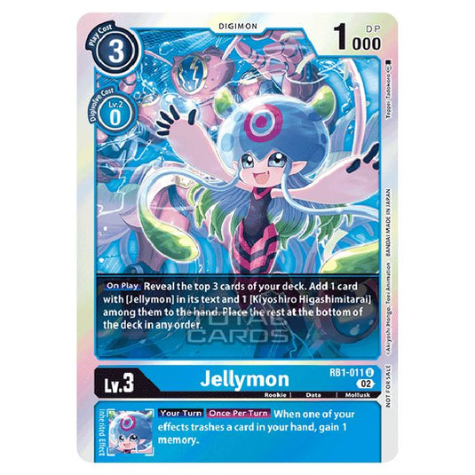 Digimon Card Game - RB-01: Resurgence Booster - Jellymon - (Alternative Art) - RB1-011a