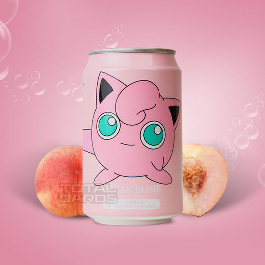 Ocean Bomb - Pokemon Jigglypuff - Peach Flavoured Sparkling Water (355ml)