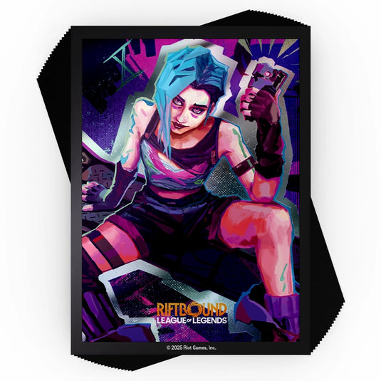 Riftbound: League of Legends TCG - Art Sleeves - Jinx (100 Sleeves)