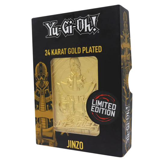 Yu-Gi-Oh! Limited Edition 24K Gold Plated Collectible - Jinzo