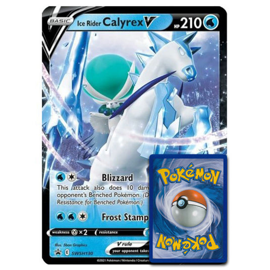 Pokemon - Ice Rider Calyrex - Oversized Promo Card - Damaged (SWSH130)