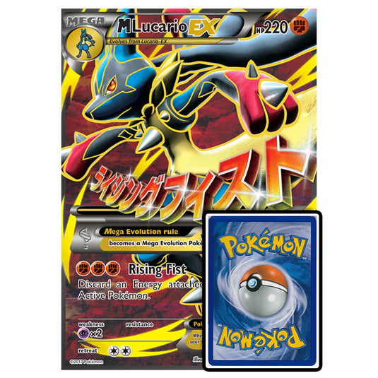 Pokemon - Furious Fists - MEGA Lucario-EX 55a/111 (Oversized Promo)