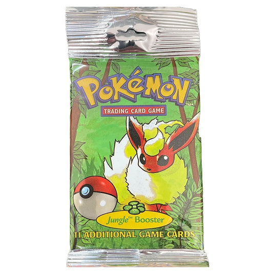 Pokemon Jungle Booster Pack Flareon Artwork Long Crimp