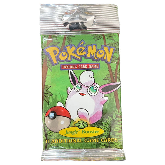 Pokemon Jungle Booster Pack Wigglytuff Artwork Long Crimp