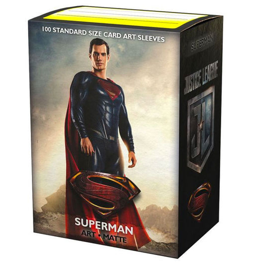 Dragon Shield - Justice League Matte Art Sleeves - Superman (100 Sleeves)