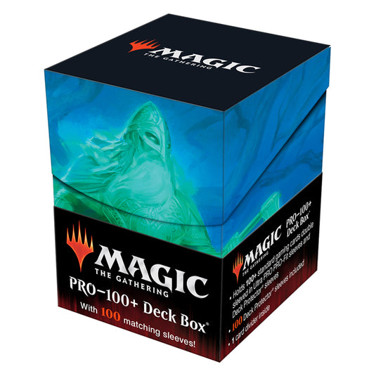 Ultra Pro - Magic the Gathering - Kaldheim - Combo PRO 100+ Deck Box and 100 Sleeves - Ranar the Ever-Watchful