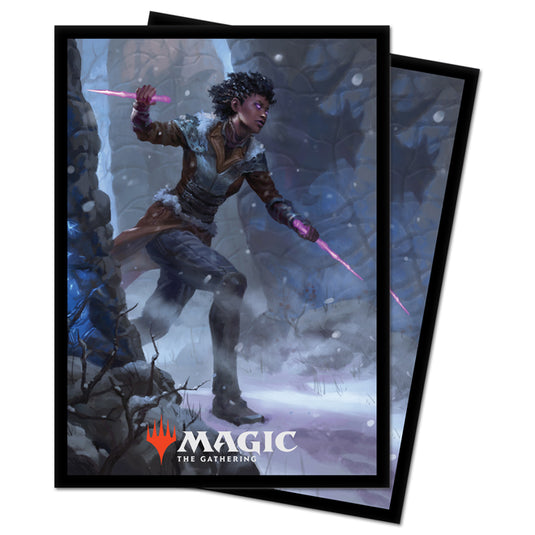 Ultra Pro - Magic the Gathering - Kaldheim - Standard Deck Protectors - Featuring Kaya the Inexorable (100 Sleeves)