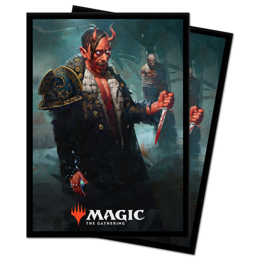 Ultra Pro - Magic the Gathering - Kaldheim - Standard Deck Protectors - Featuring Tibalt, Cosmic Imposter (100 Sleeves)