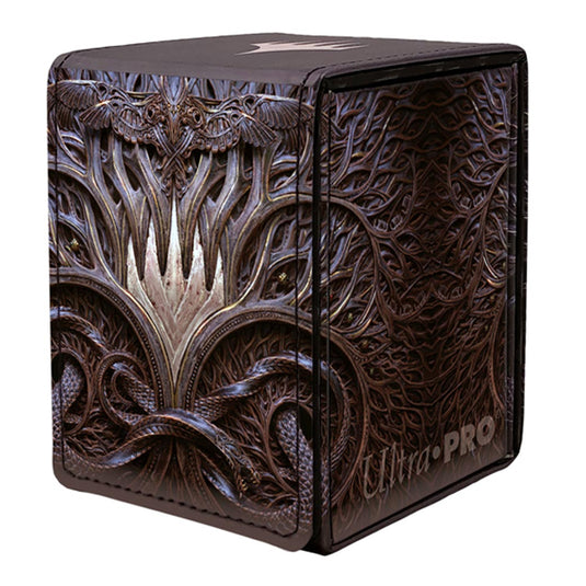 Ultra Pro - Magic The Gathering - Kaldheim - Alcove Flip Box - featuring Stylized Planeswalker Symbol