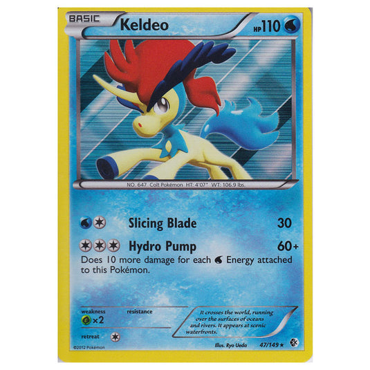 Pokemon - Black & White - Boundaries Crossed - Keldeo 47/149
