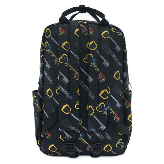 Loungefly - Kingdom Hearts Keys AOP Square Nylon Backpack