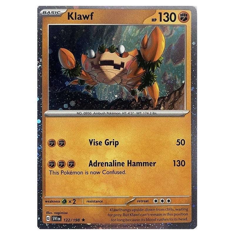 pokemon klawf card value ex Klawf ex (120/197) GoldenFishGames Placeholder Image Provided Klawf 122/198 Pokmon Card RARE