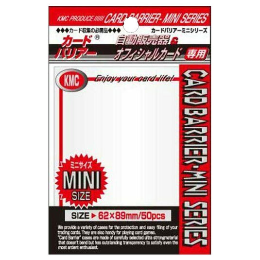 KMC - Small Sleeves - Pearl White (50 Sleeves)