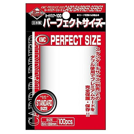 KMC Sleeves - Perfect Size (100 Sleeves)