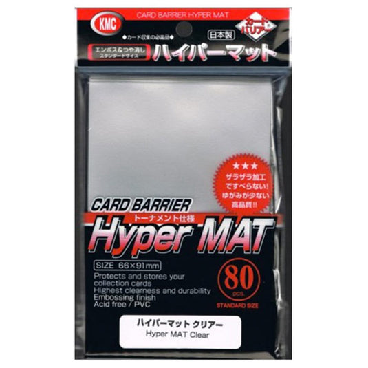 KMC - Sleeves - HYPER MAT - Clear (80)