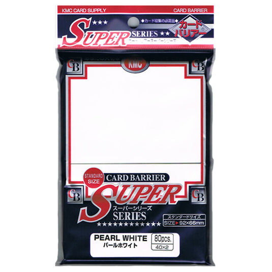 KMC - Super Sleeves - Pearl White (80)