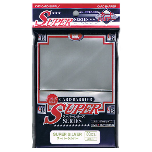 KMC - Super Sleeves - Super Silver (80)