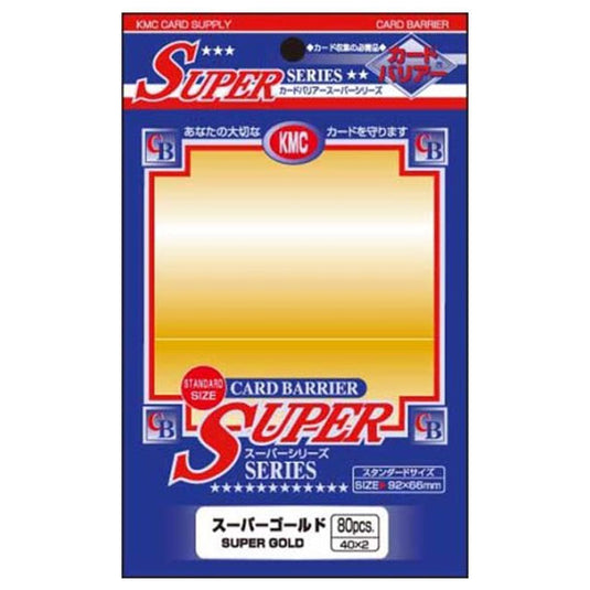 KMC - Sleeves - Super Gold (80)