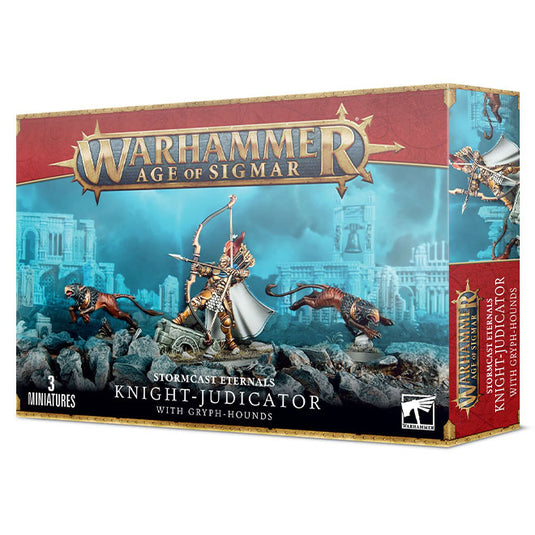Warhammer Age of Sigmar - Stormcast Eternals - Knight-Judicator with Gryph-hounds
