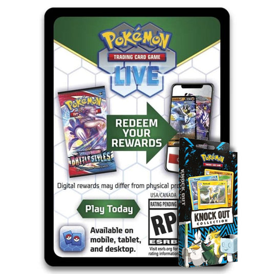 Pokemon - Knock Out Collection - Online Code Card