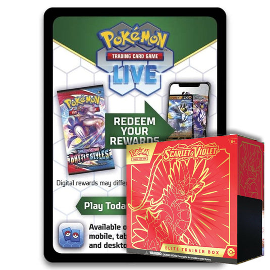 Pokemon - Scarlet & Violet Base Set - Elite Trainer Box - Koraidon - Online Code Card