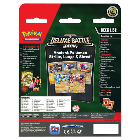 Koraidon Deluxe Battle Deck Back