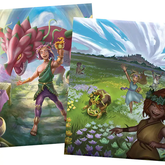 Elestrals TCG - Divine Champions - Lifestream - Card Sleeves - Ladogon Champion of Dionysus (100 Sleeves)