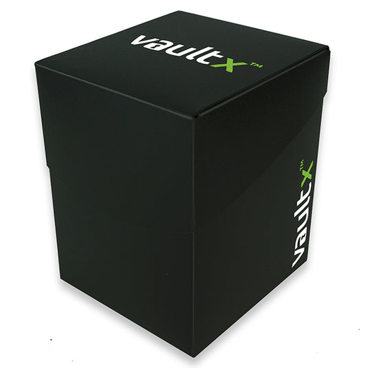 Vault X - Large Deck Box w/ 150 Card Sleeves - Black